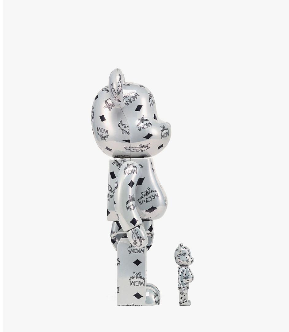 その他 MEDICOMTOY BE@RBRICK MCM WHITE CHROME