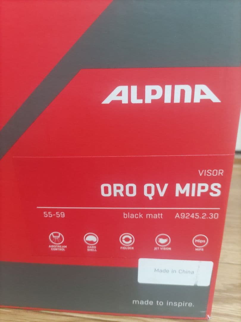 ALPINA ORO QV MIPS ヘルメット マットブラック