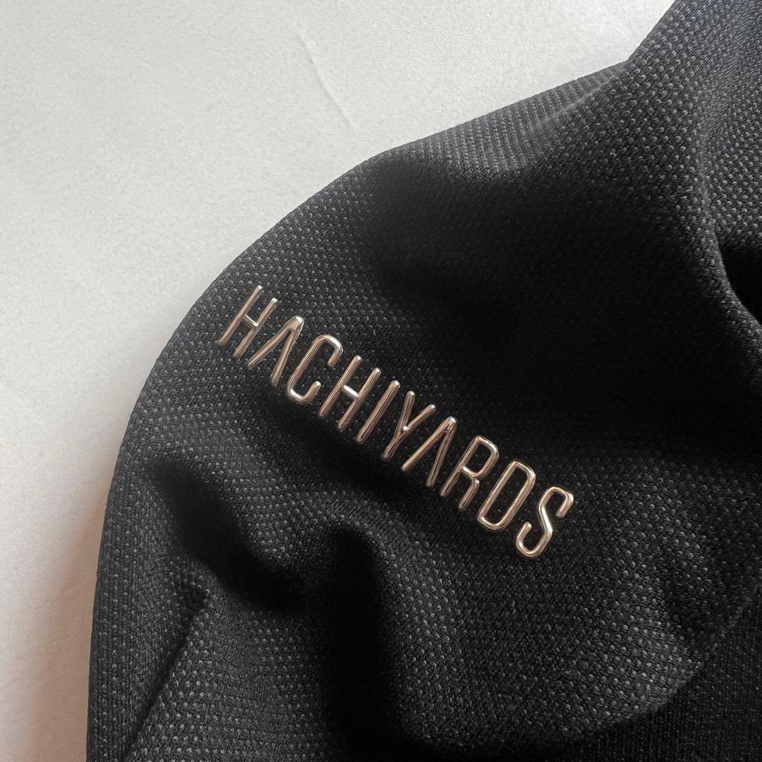 8YARDS ハチヤーズ　パーカー　切り替え　レディース　ゴルフ　S 黒　ロゴ