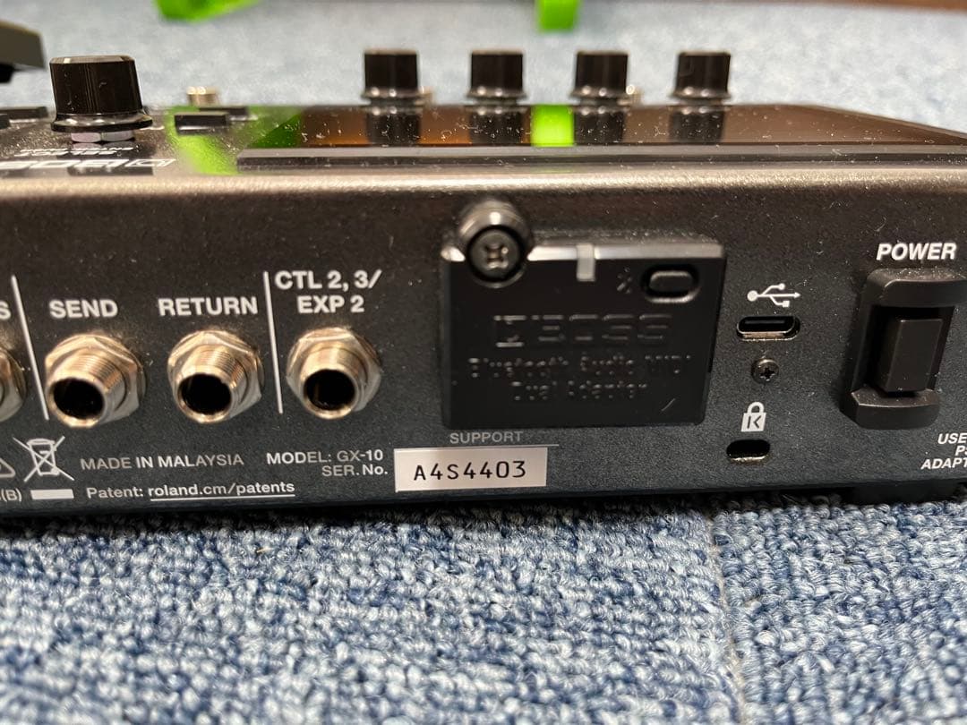 【新品同様】BOSS GX-10 Bluetooth付属