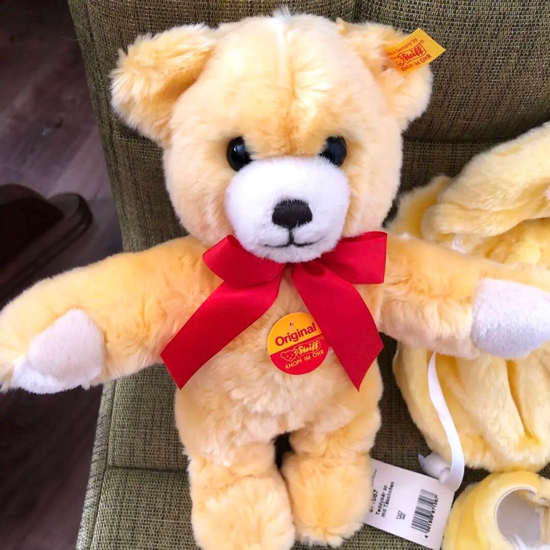 タグ付き新品　シュタイフ　モーリー　イースター　ひよこの着せ替え付き