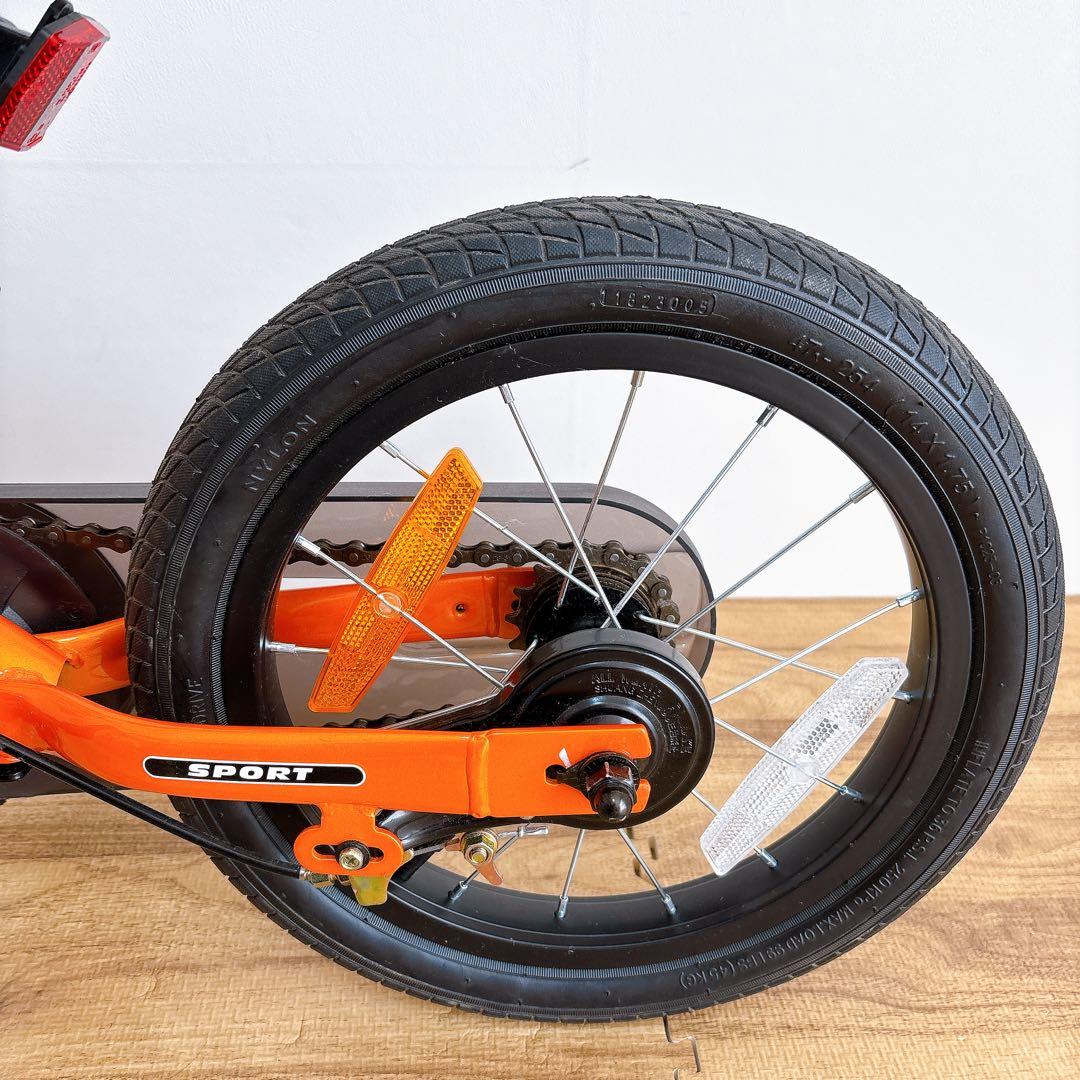 【美品　動作良好】ストライダー14X 子供用自転車 オレンジ　キックバイク