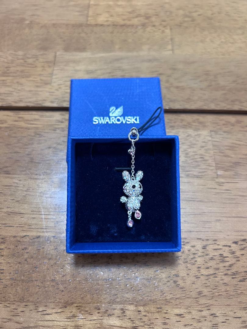 Swarovski ウサギ ストラップ 専用ボックス付き