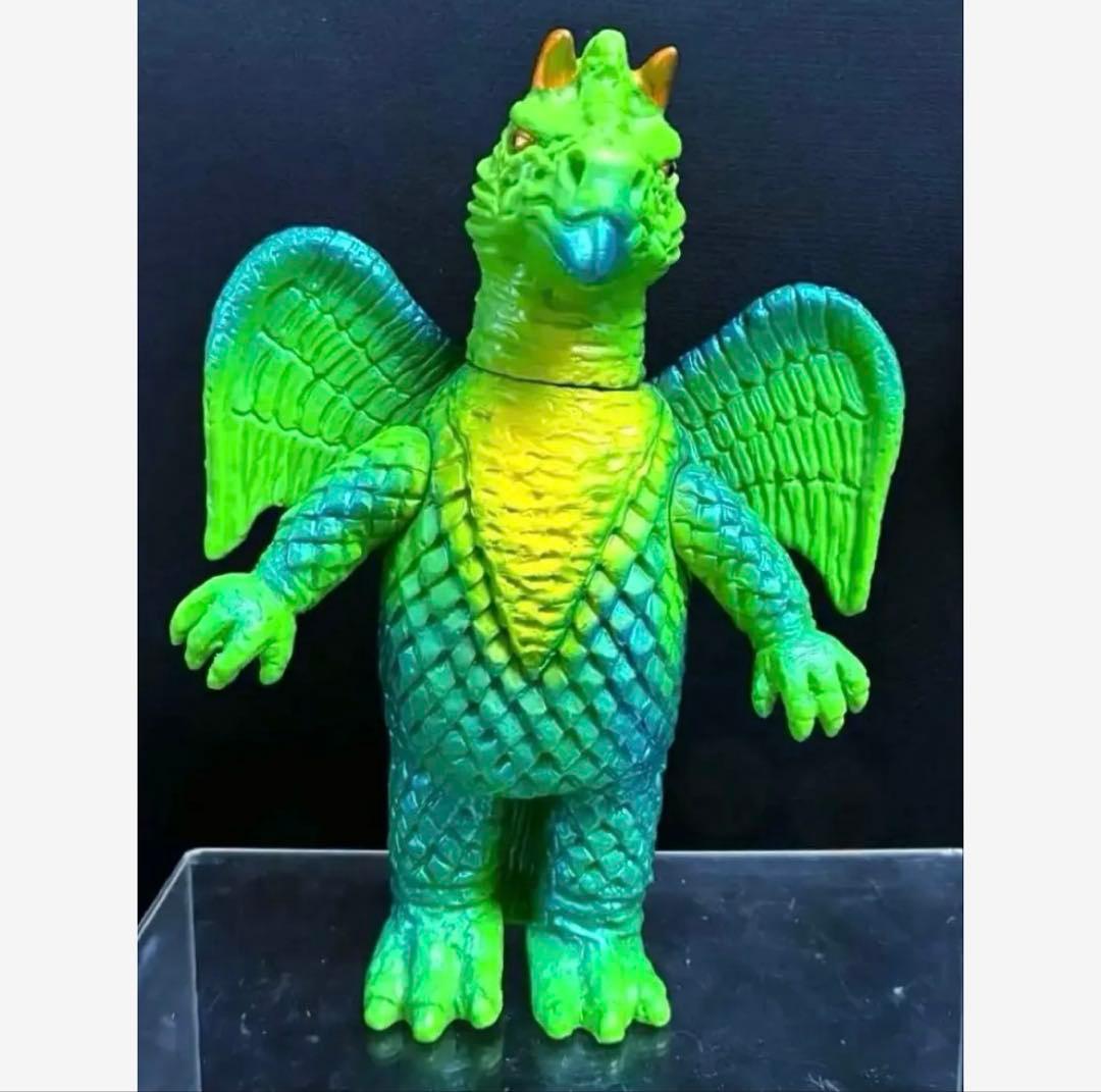 希少！■ ブルマァク ヒドラ 復刻 ソフビ グリーン