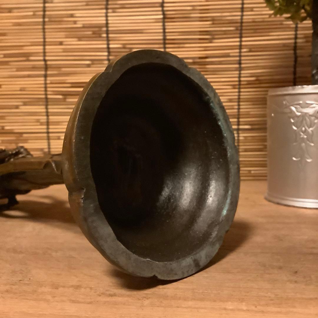 大正〜昭和期「聖観世音菩薩立像」仏教三大信仰・観音経・般若心経・銅・仏師銘刻印