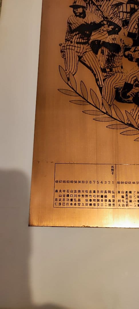 阪神タイガース優勝記念 盾（1985年）