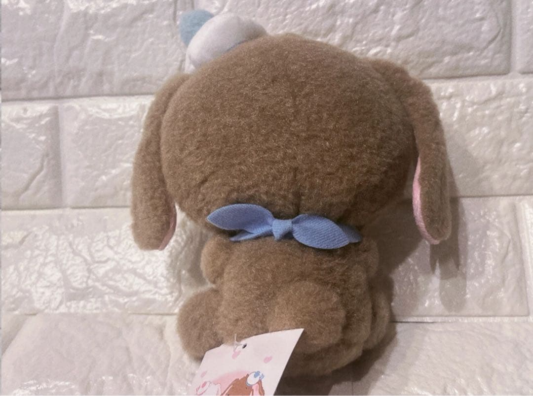 【新品タグ付き】シュガーバニーズ ぬいぐるみ ふわふわハート くろうさ&しろうさ