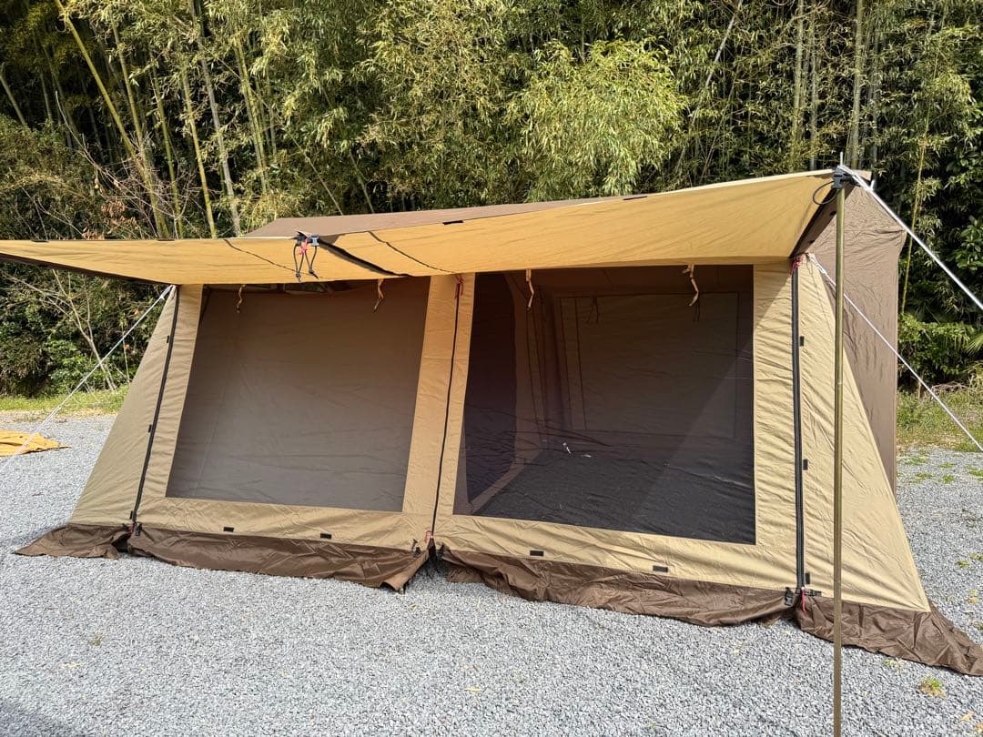 オガワ　ロッジシェルターⅡ インナーテント　グランドシート付き