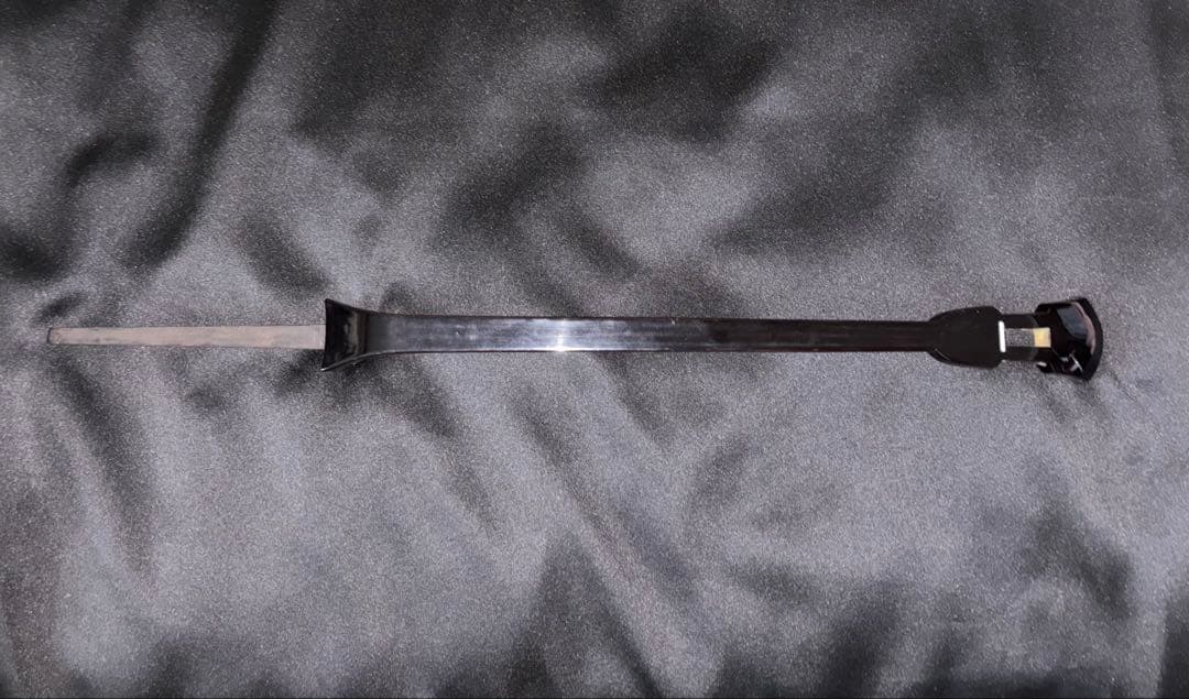 沖縄古三線棹　黒檀類か？　玉城◯◯六十二年五月の記し