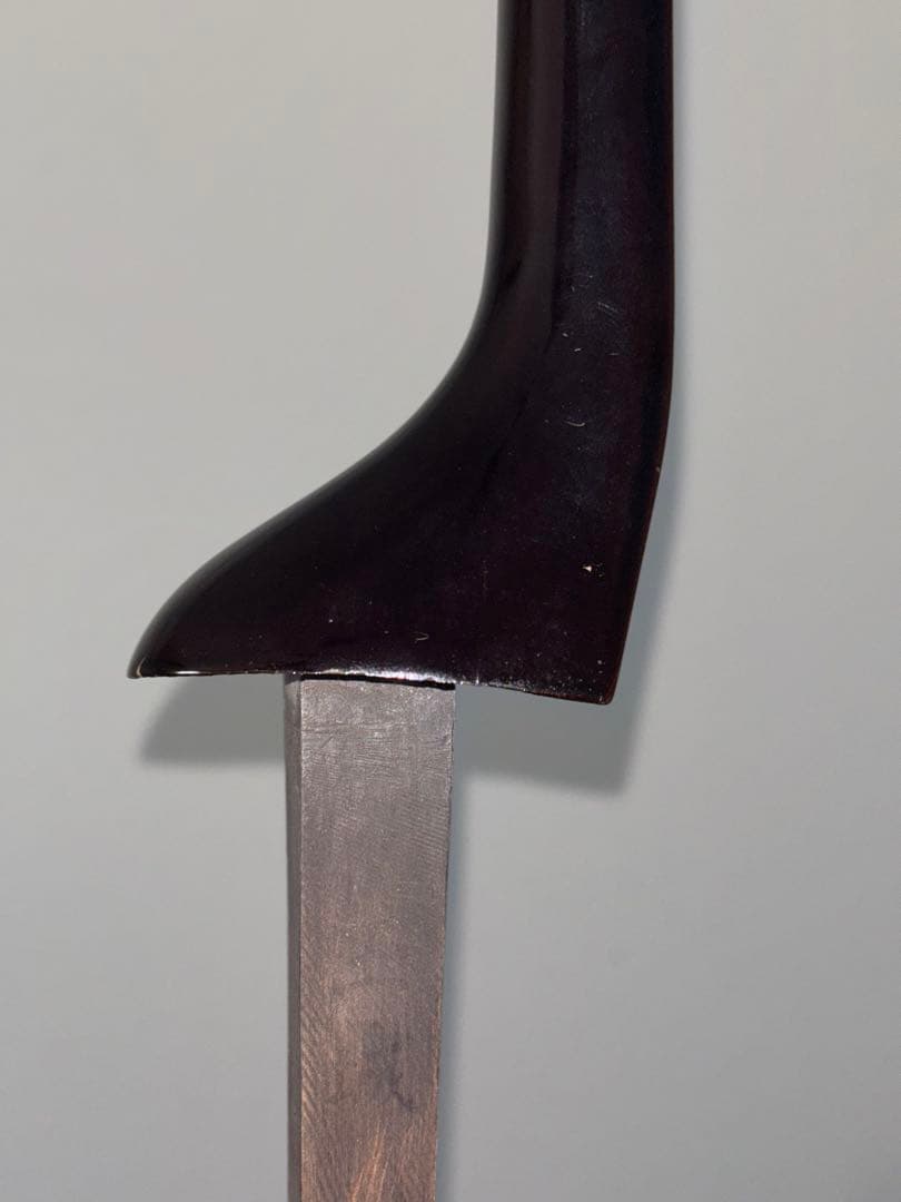 沖縄古三線棹　黒檀類か？　玉城◯◯六十二年五月の記し