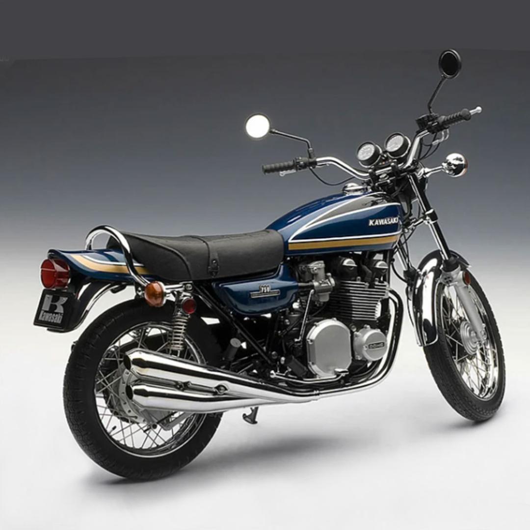 【100台限定／新品未開封】Kawasaki Z2A 1975 青玉虫／マルサン