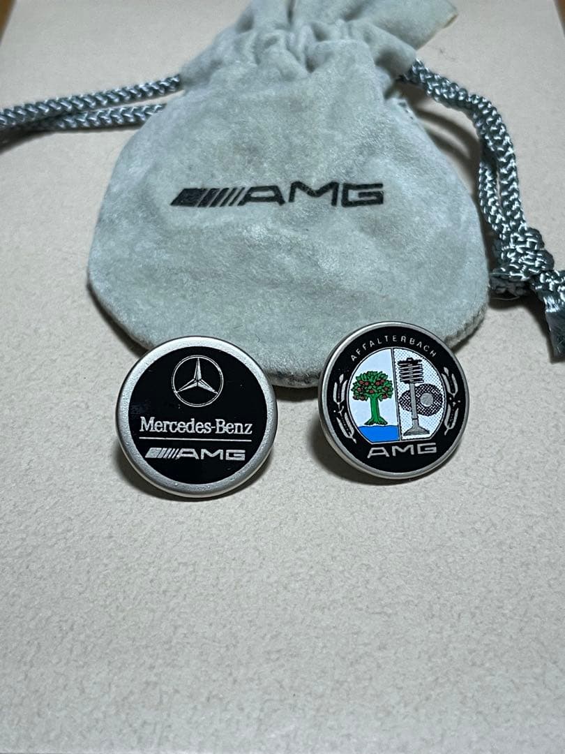 Mercedes-AMG ゴルフマーカー 2個セット ポーチ付き