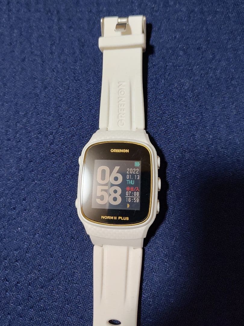 GREENON （グリーンオン）ザ・ゴルフウォッチ ノルム２プラス ホワイト