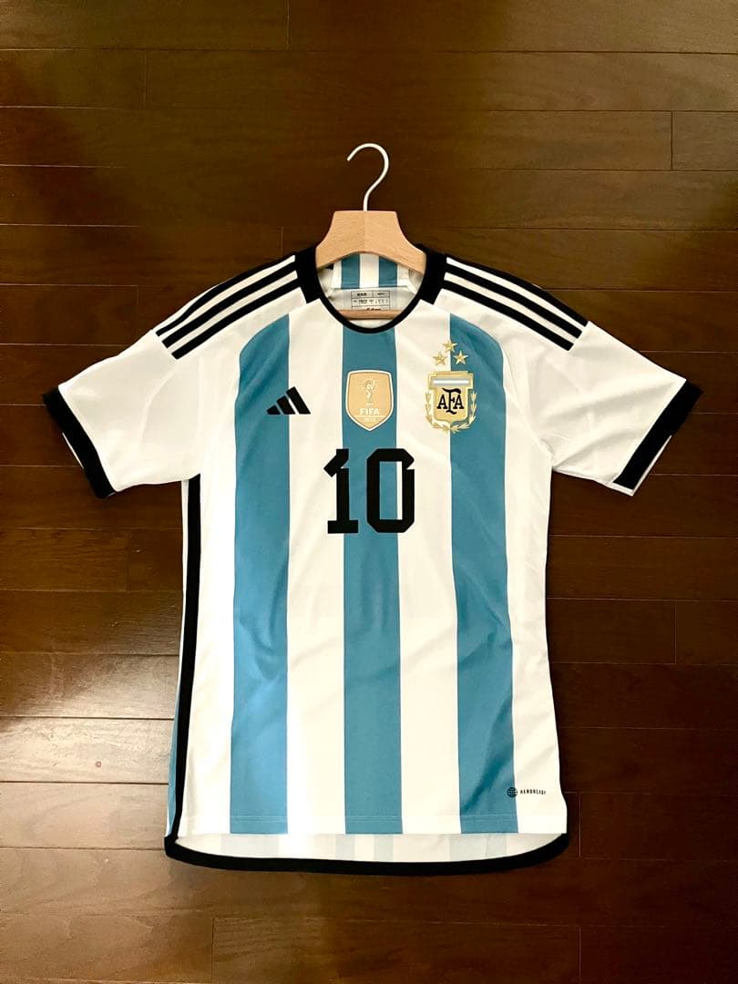 【メッシ アルゼンチン代表 ユニ 10番】W杯パッチ付き 3S 新品タグ付き
