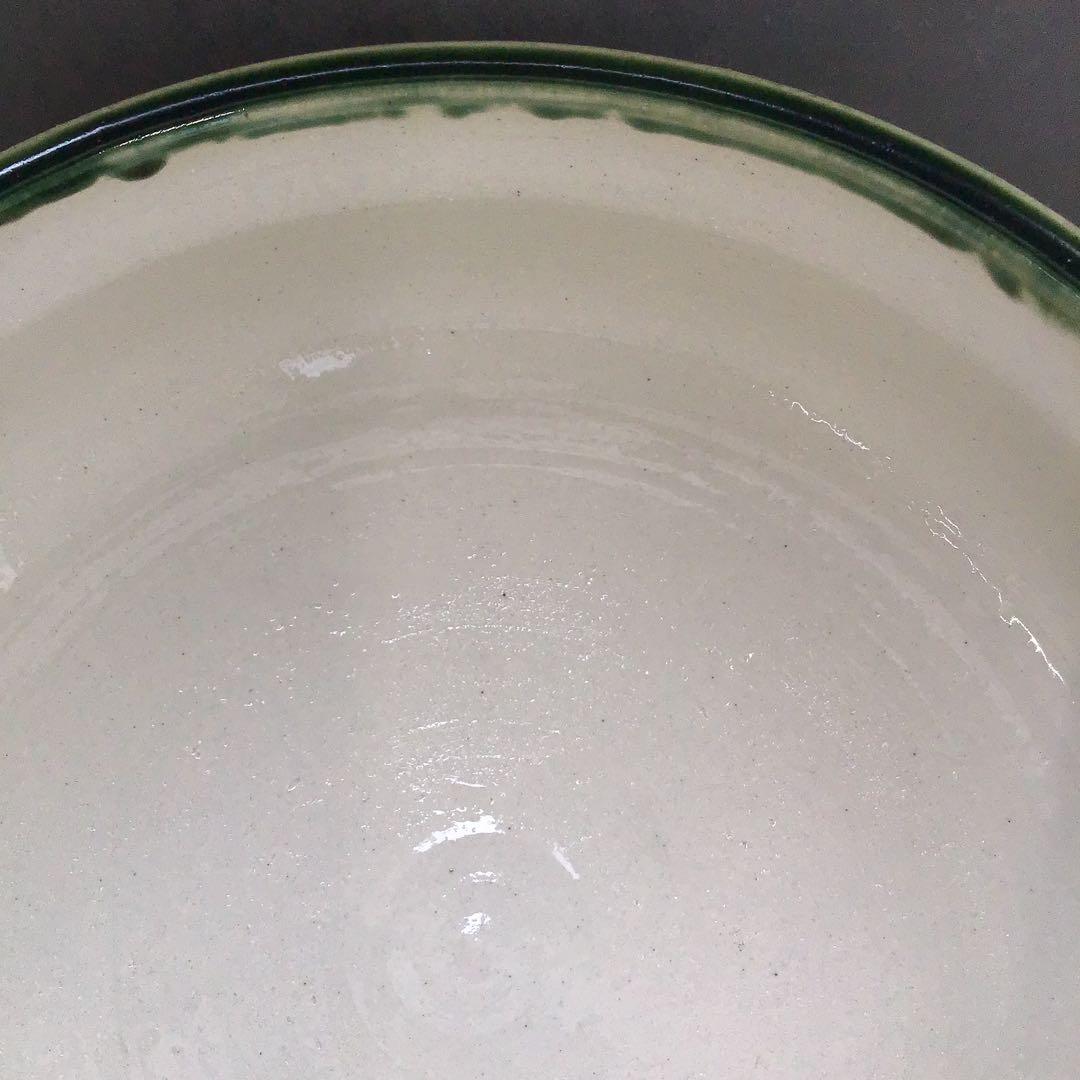 茶道具　水指　織部　五陶　平水指　紙箱　S103MS