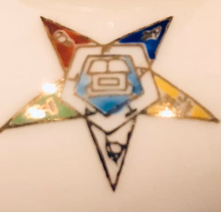 ⭐️超希少品　フリーメイソン　逆五芒星シンボル　ヴィンテージ　当時物オイルランプ⭐️