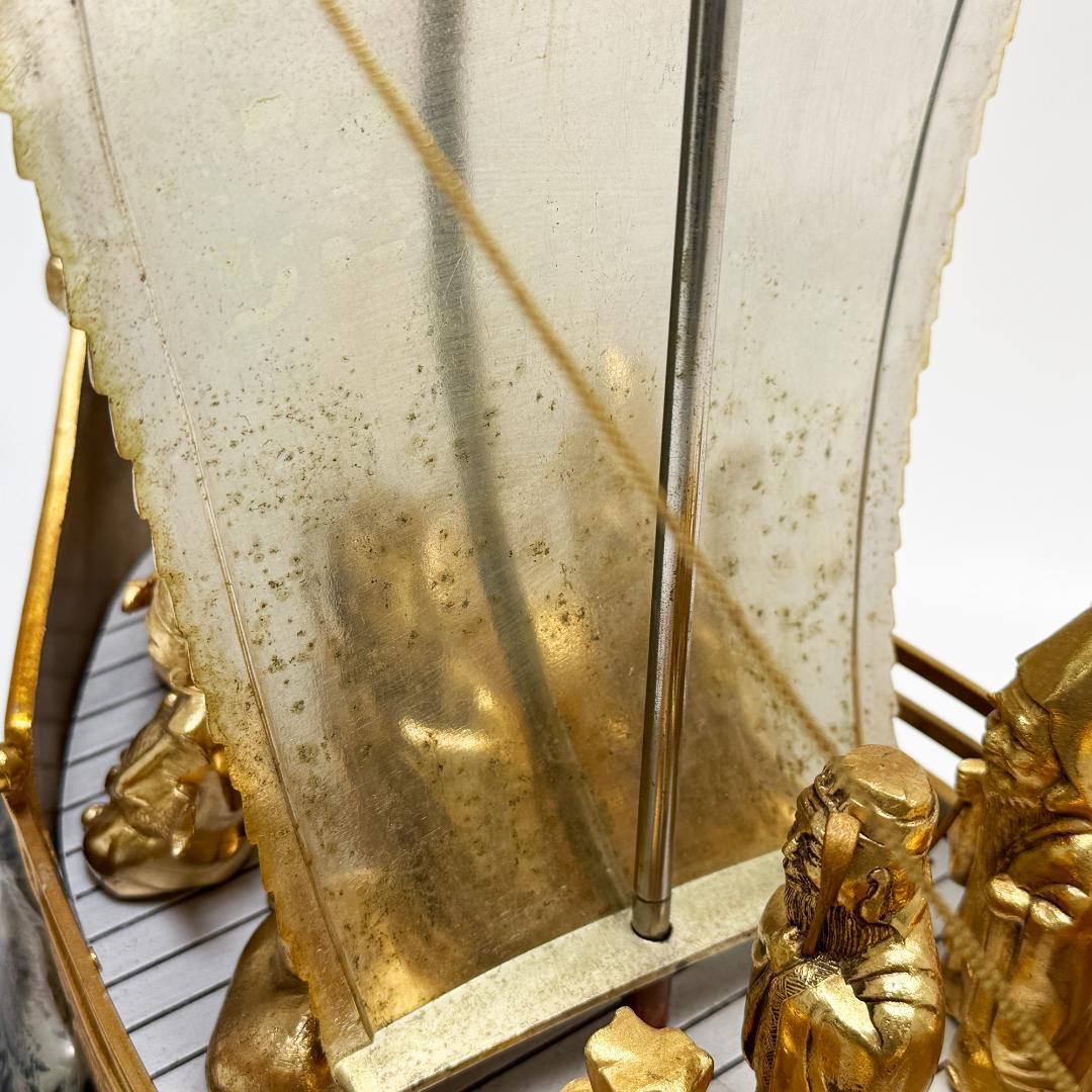 希少品 激レア 掘り出し物 宝船 七福神 全長 47cm