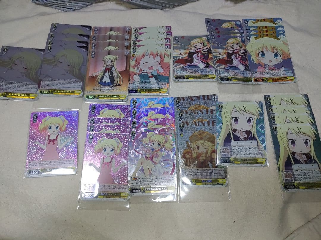 ヴァイスシュヴァルツ きんいろモザイク SR RRR まとめ売り