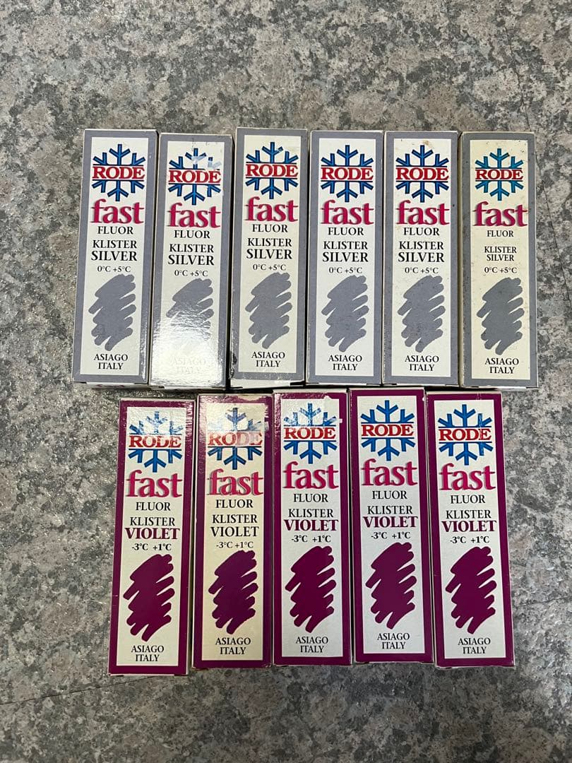 クロスカントリースキー　RODEクリスターワックス11本まとめ売り