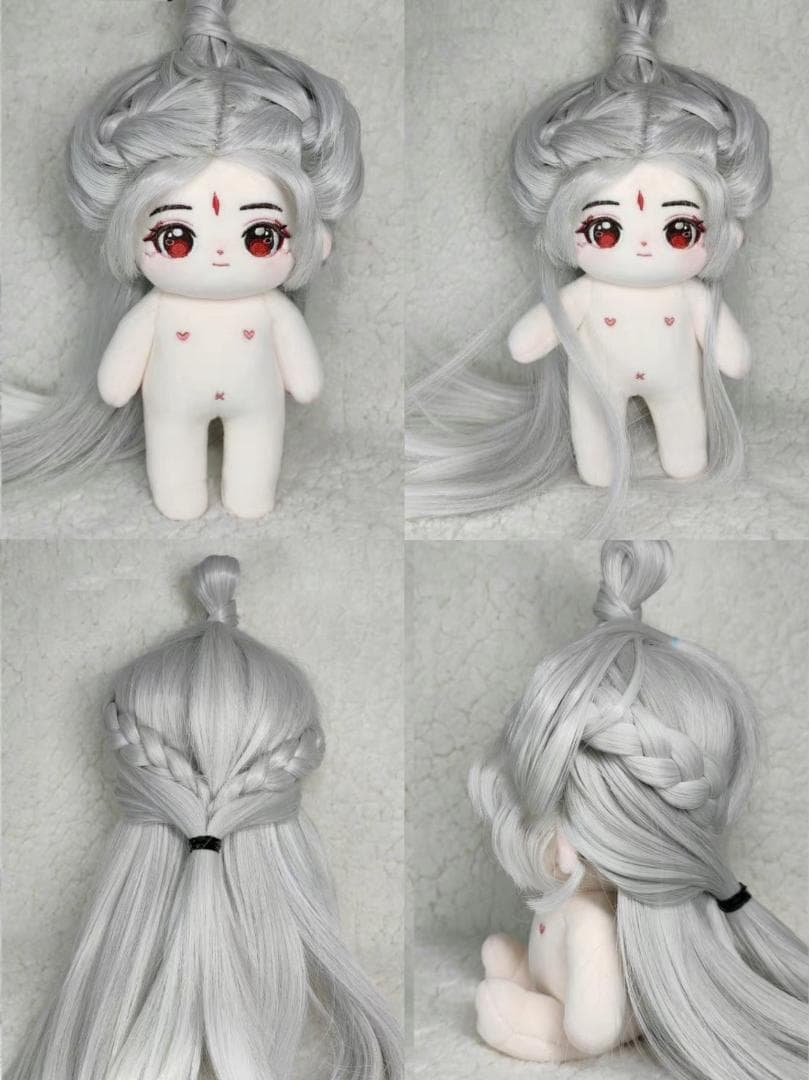 kiki中韓ぬいウィッグ　着せ替えぬいぐるみ　「ヘアアレンジ」参考説明