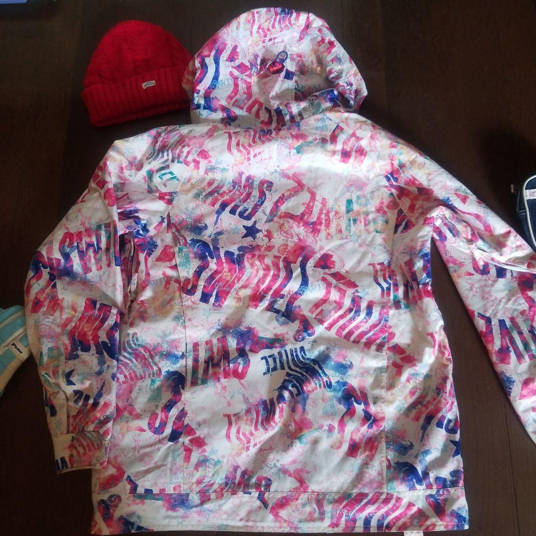 swivel♥ スノーボードウェア　ジャケット　スキーＬ　M　マルチカラー