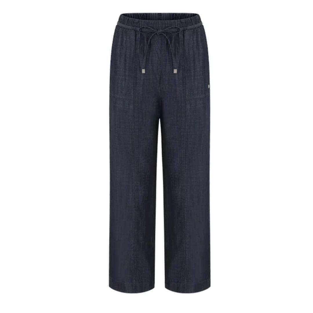 アンダール　デニム ワイドパンツ andar ショート　S