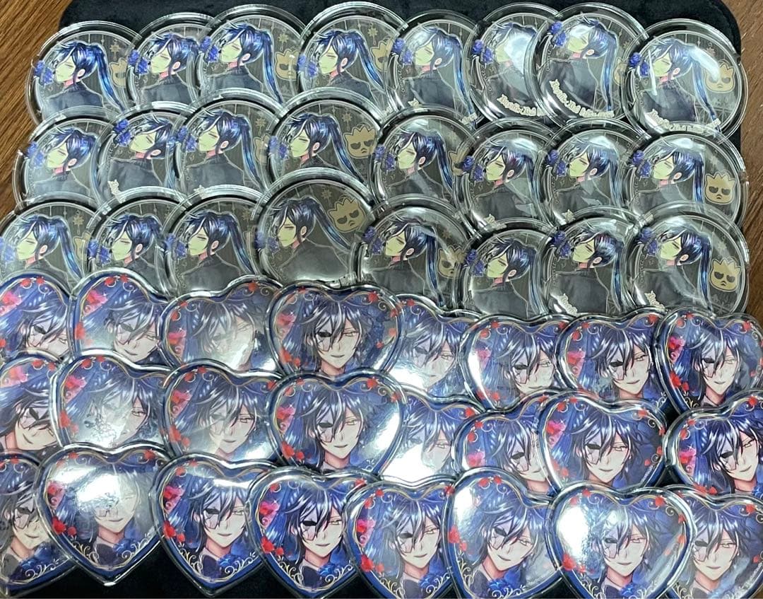 悪魔執事と黒い猫 あくねこ ボスキ・アリーナス 缶バッチ 24個×2 48個