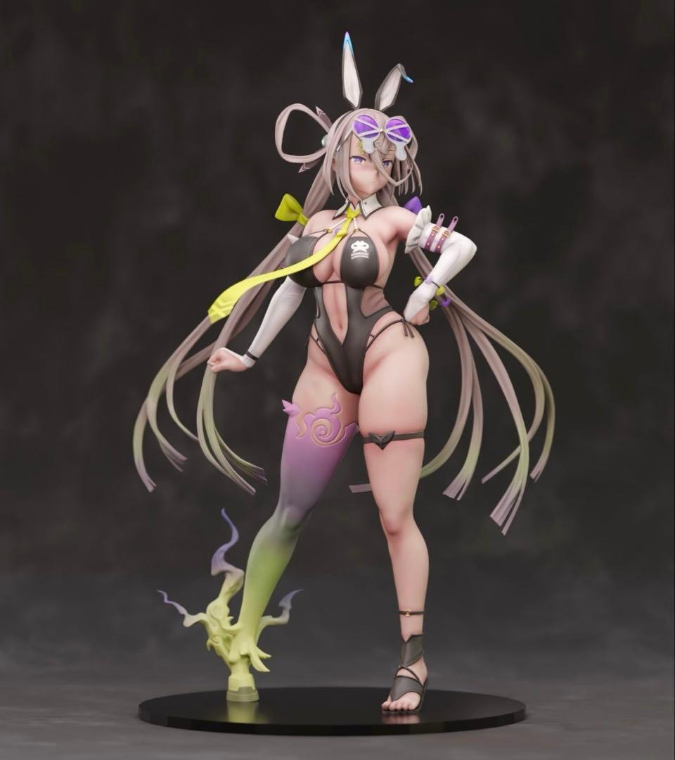 となモ8　AMON WORKS 阿紋　FGO呼延灼 水着　ガレージキット　名刺付