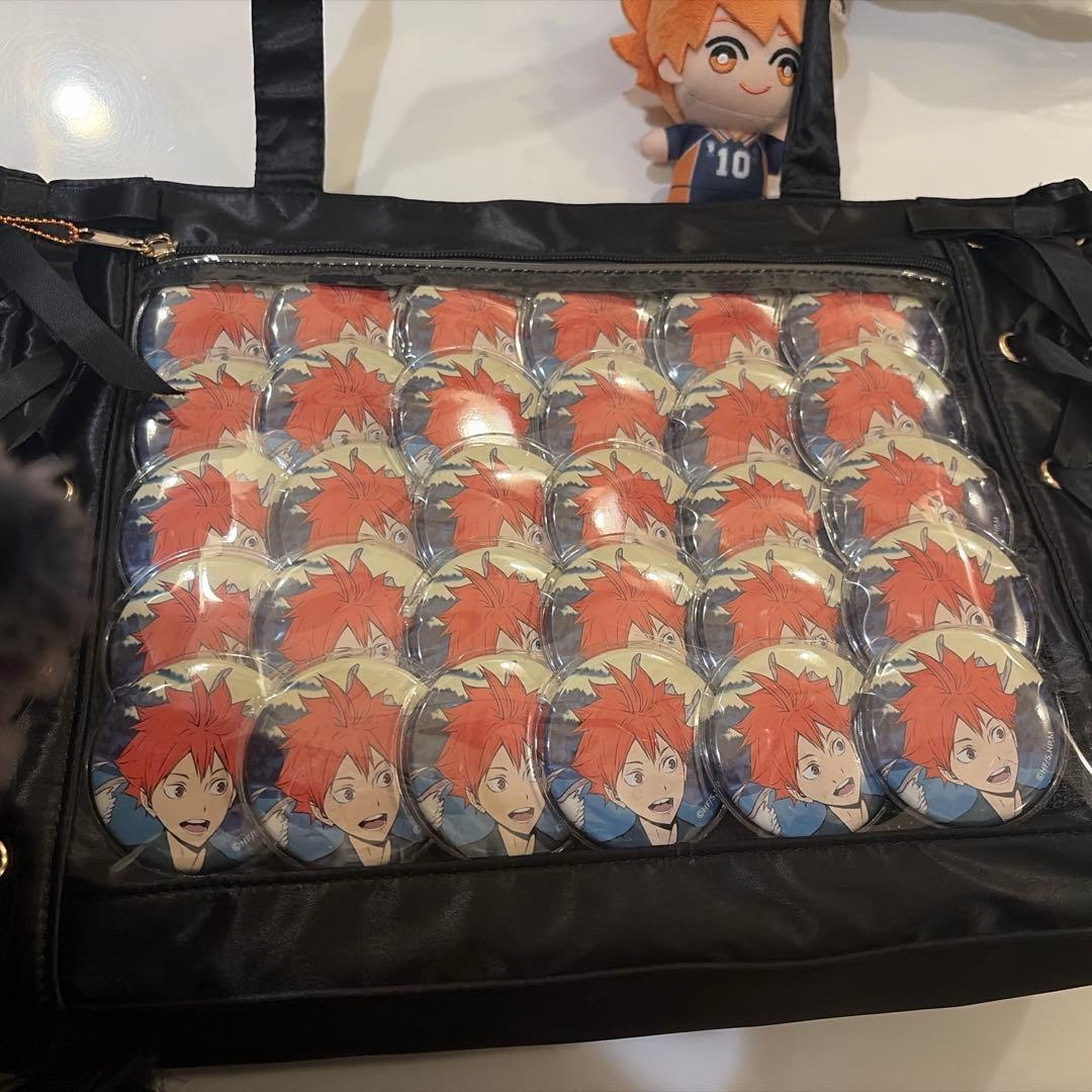 ハイキュー 日向翔陽 缶バッジ夏ノ陣 痛バ 缶バ