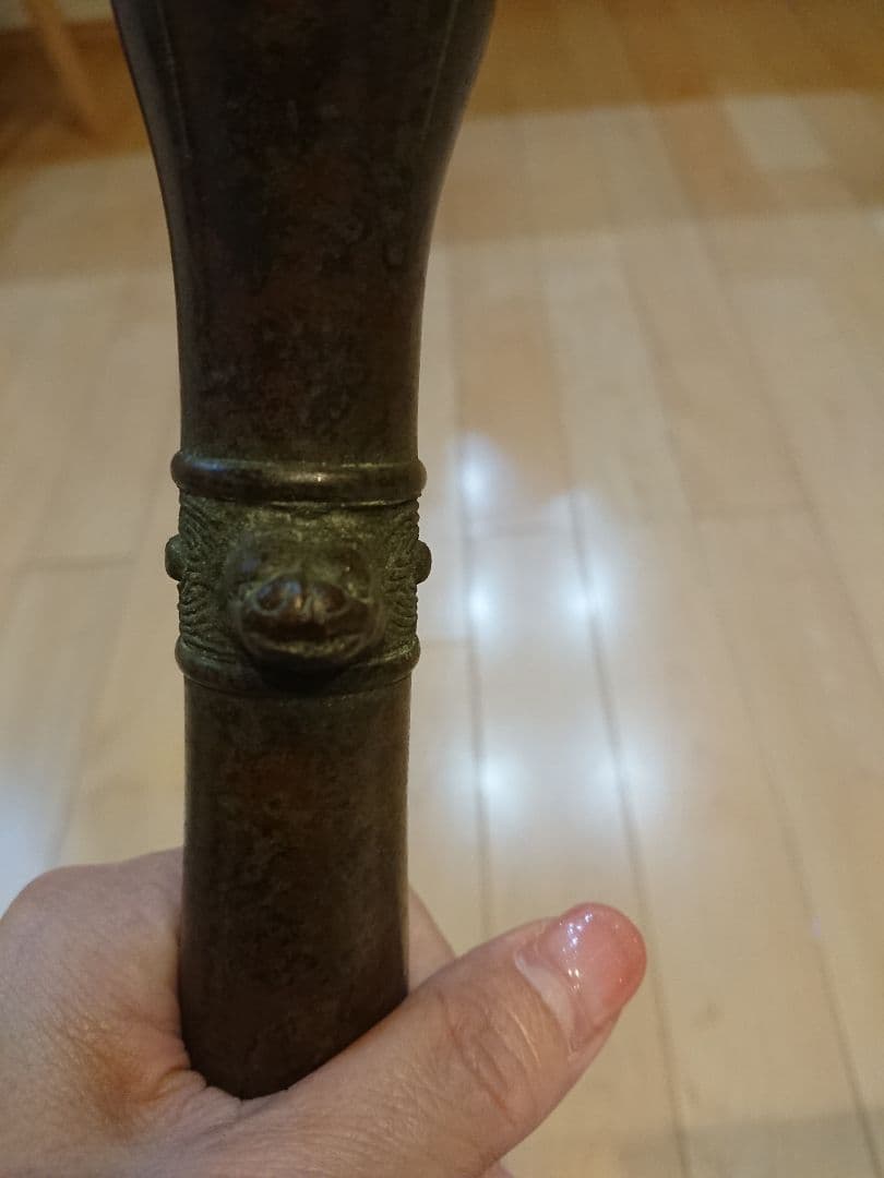 一ノ瀬宗辰  花入れ  耳つき置物