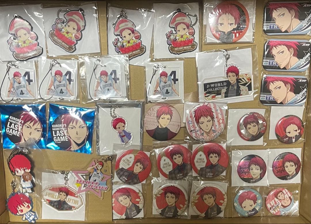 黒子のバスケ 赤司征十郎 缶バッジ まとめ売り