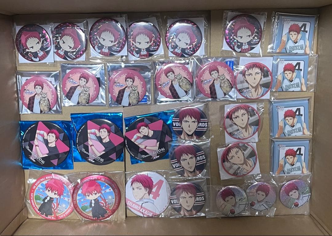 黒子のバスケ 赤司征十郎 缶バッジ まとめ売り