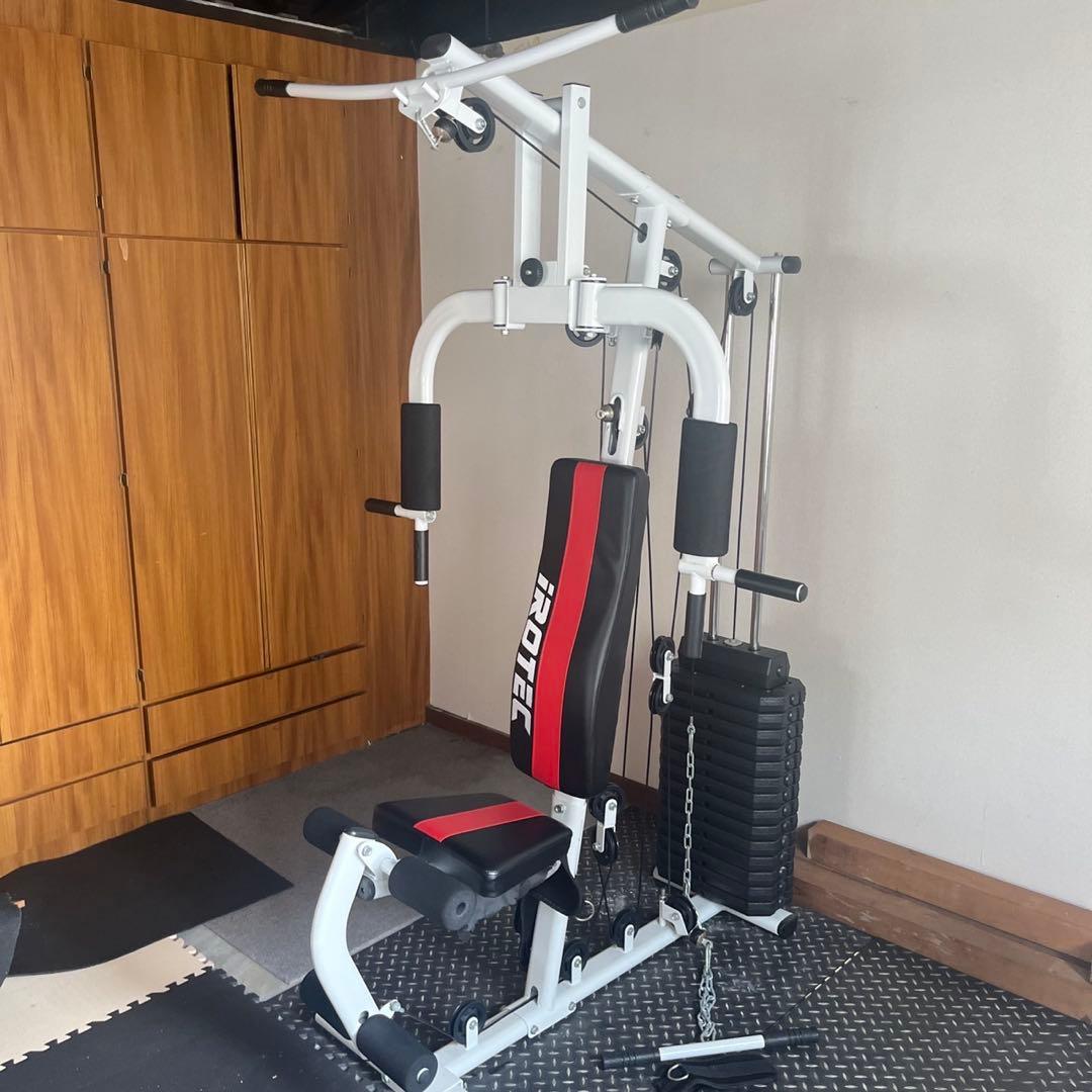 ［直接引き取り大阪市内］iROTEC トレーニングベンチ ブラック/レッド