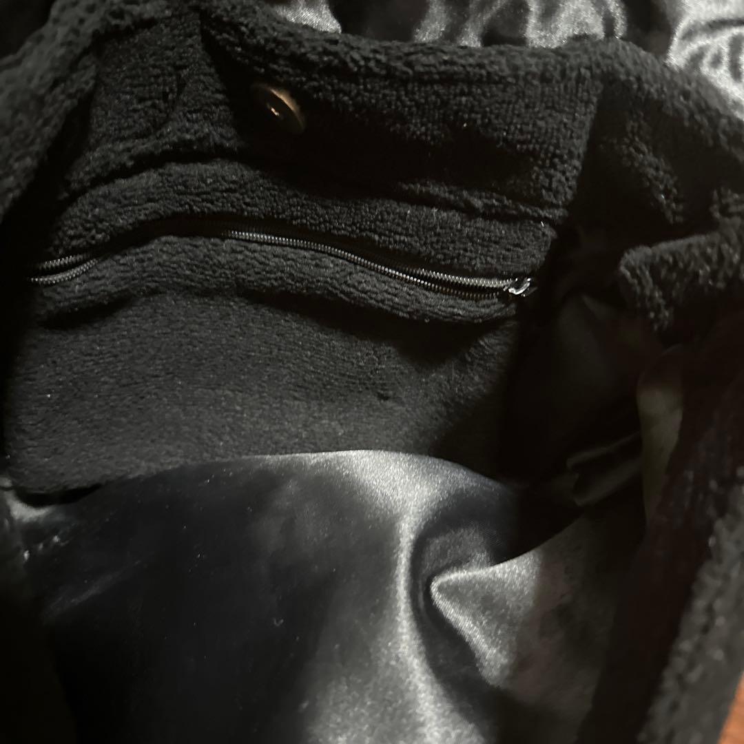 CHANEL ブラック スエード バッグ