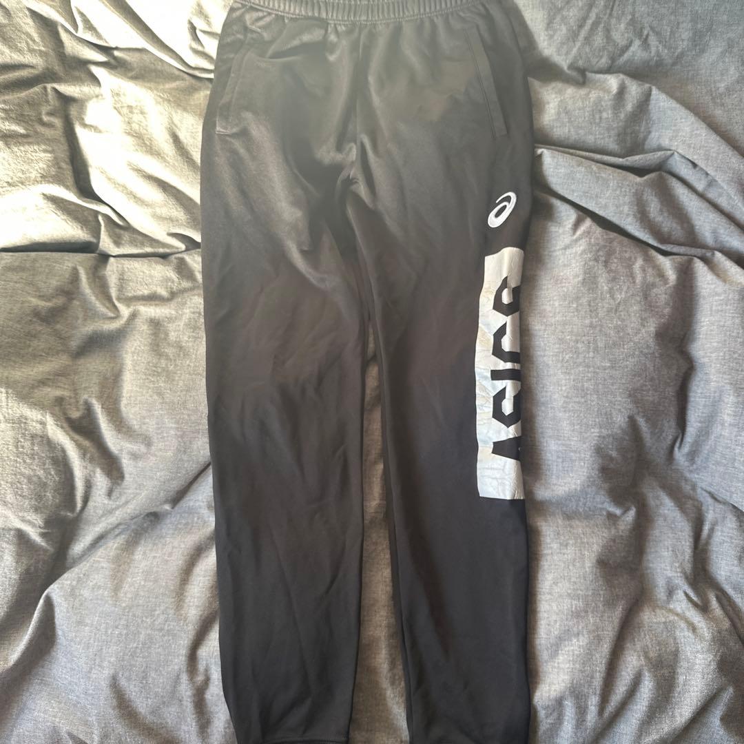 早稲田大学　ア式蹴球部　アシックス ウィンドブレーカー　ジャージ上下　XL L