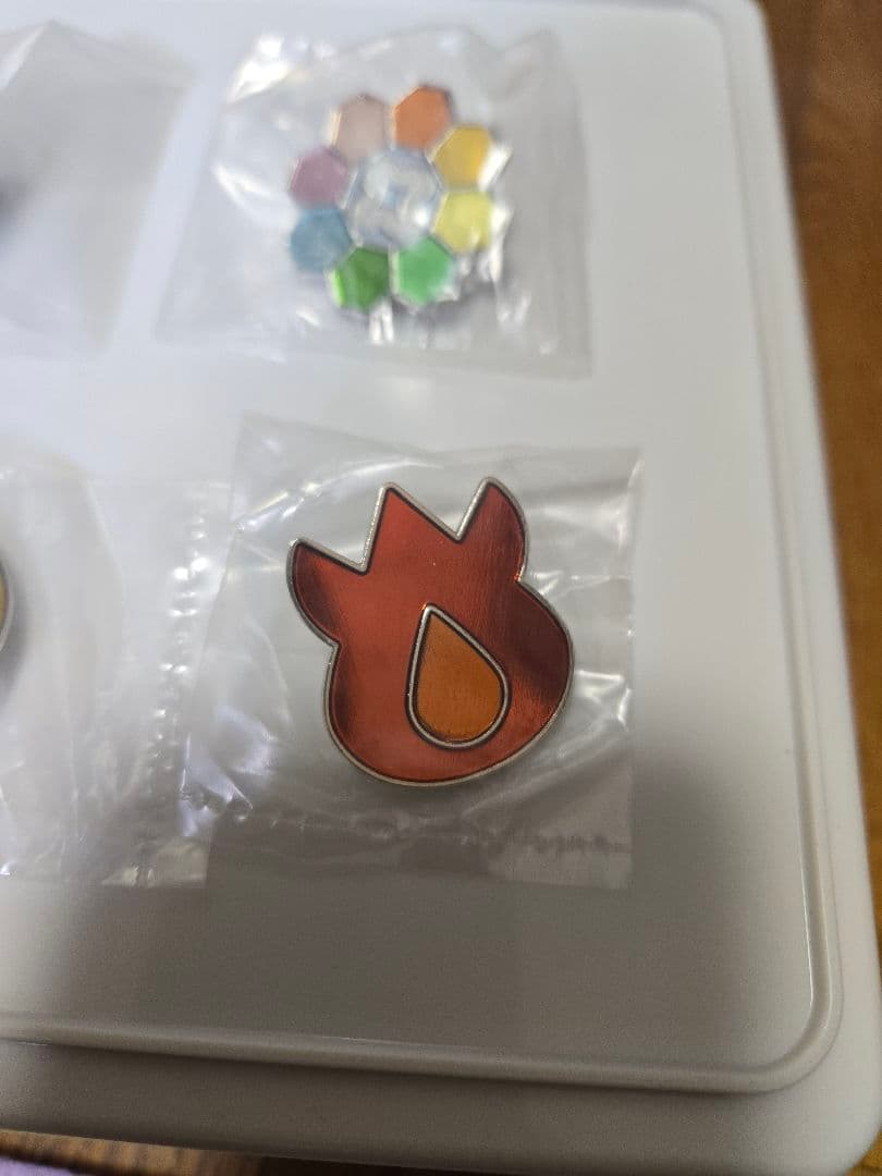 ポケットモンスター初代ジムバッジ 6種類のみ　未開封 値下げあり