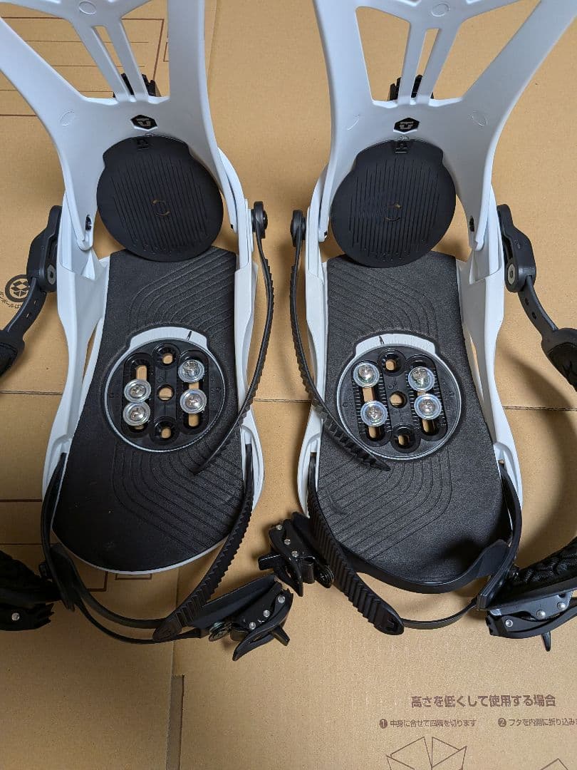 UNION FLITE/PRO スノーボードビンディング ホワイト