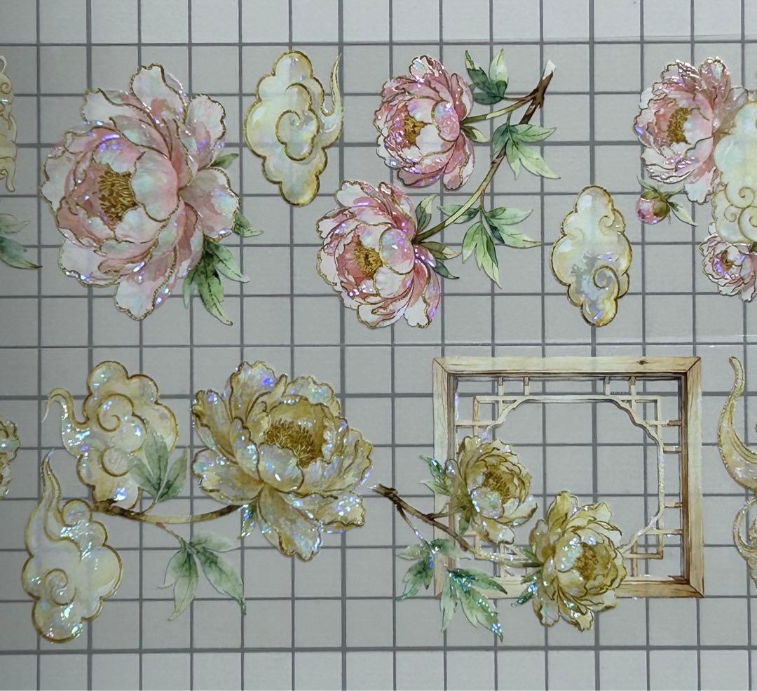 Golden Peony 海外マステ 切り売り