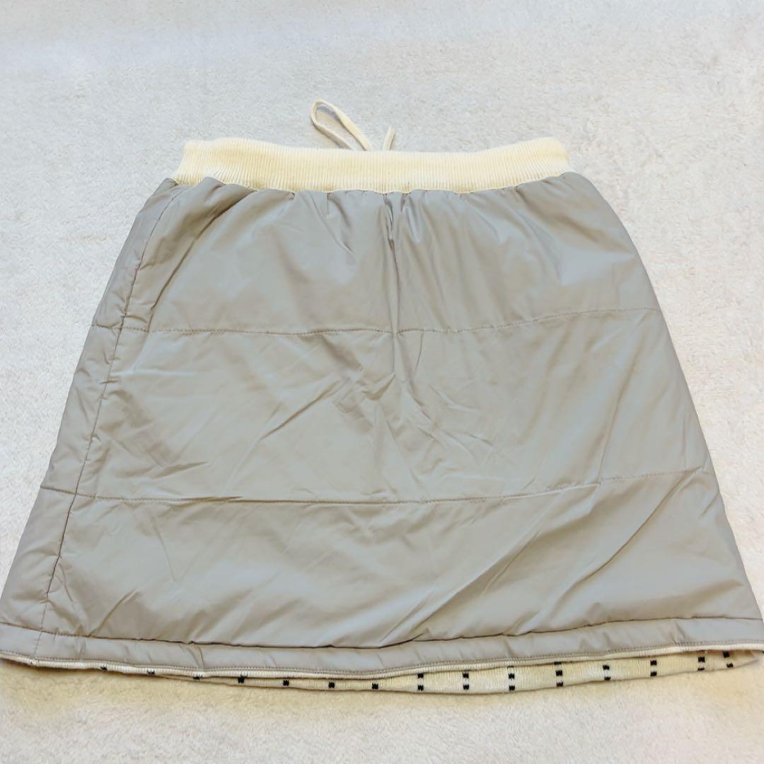 美品　マスターバニー　セットアップ　ストライプ　中綿　スカート　蓄熱　ジャケット