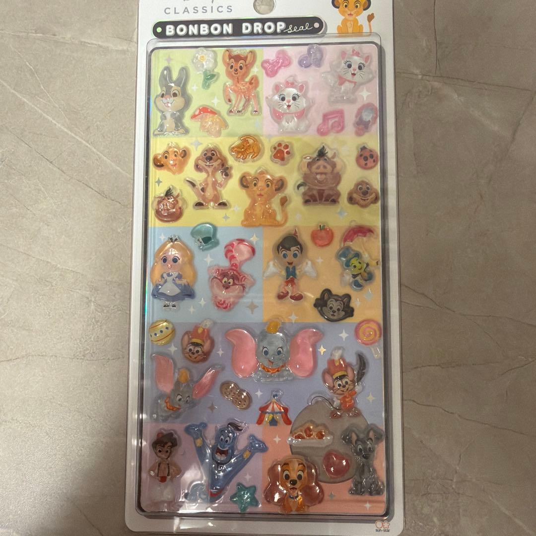 【正規品】 ボンボンドロップシール ディズニークラシック スティッチ プリンセス