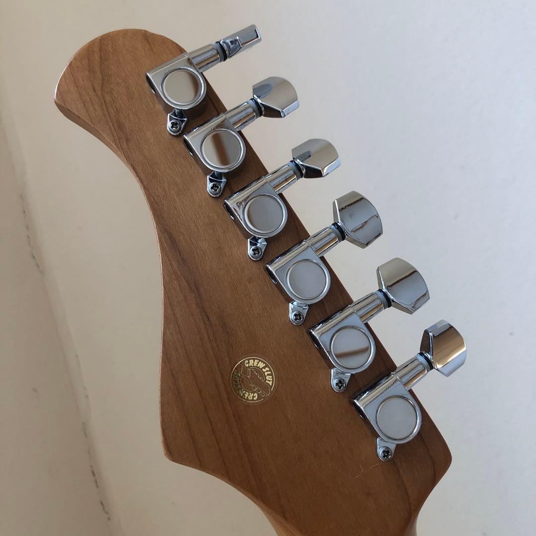 美品　Bacchus BST-2RSM HSS メタリックピンク　ストラト