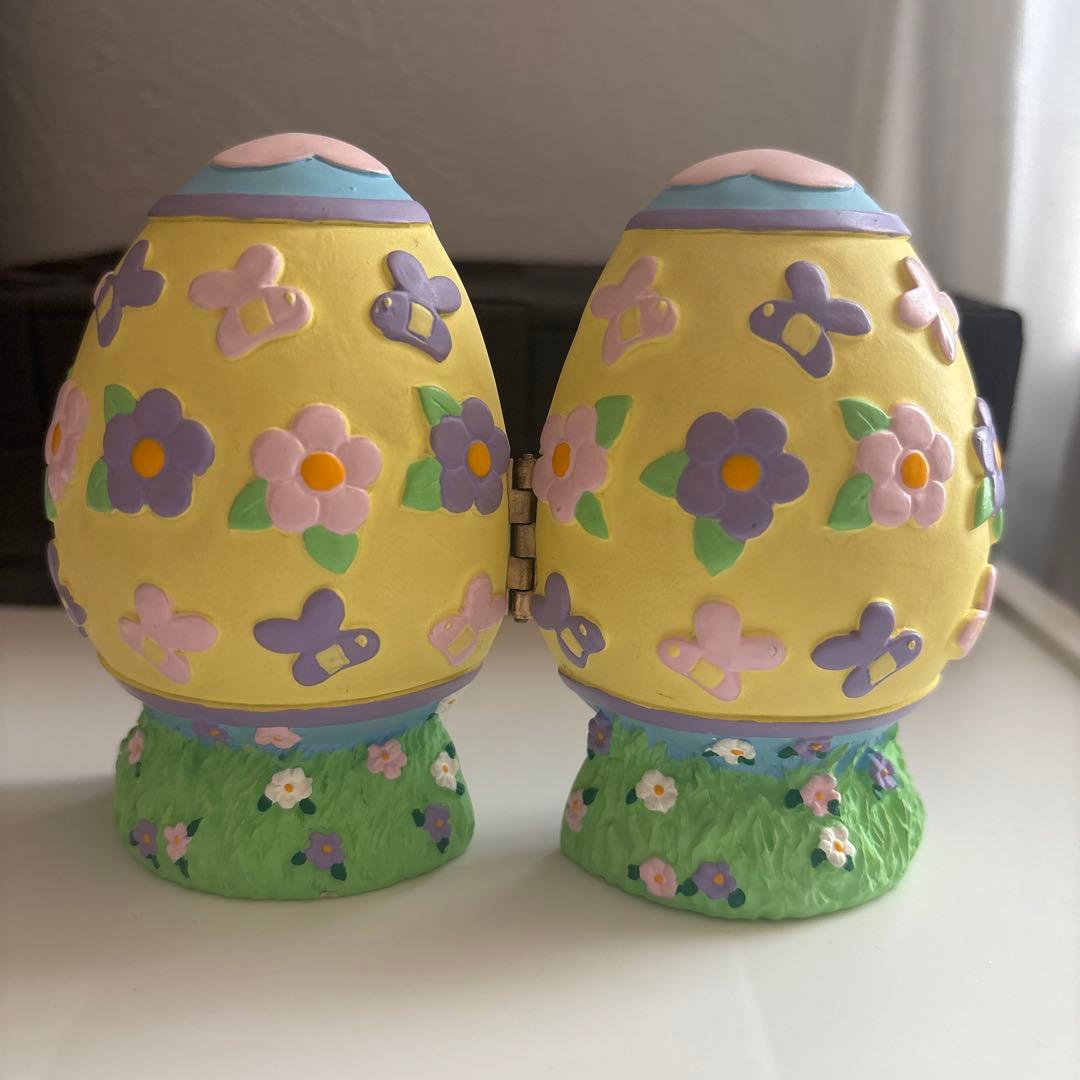 ディズニー　くまのプーさん　イースター　エッグ　置物　フィギュア