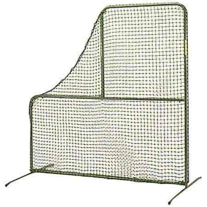 脚部回転式Ｌ型投手用ダブルネット 値下げしました