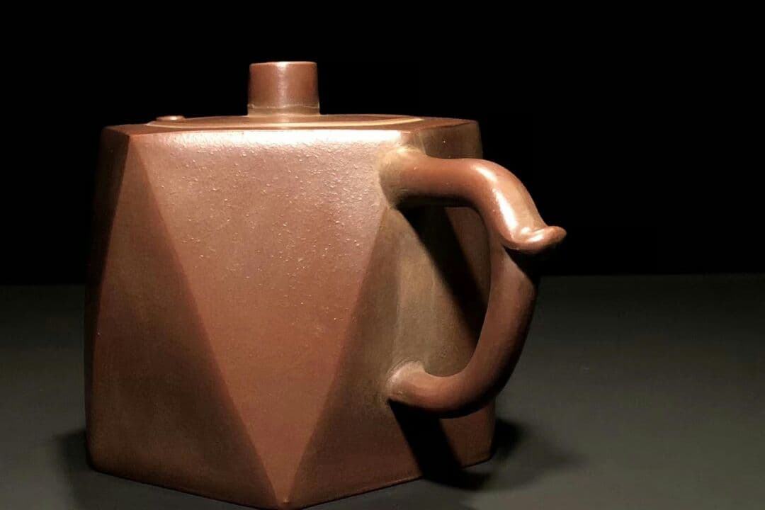 「菱方壺」 楊彭年  清代 紫泥急須   紫砂壷  茶壷 古玩 茶道具 煎茶道具