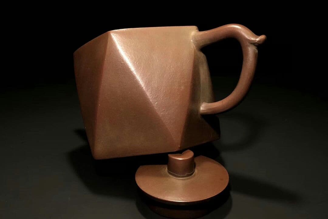 「菱方壺」 楊彭年  清代 紫泥急須   紫砂壷  茶壷 古玩 茶道具 煎茶道具