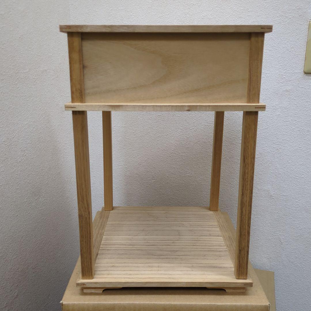 三木町棚　江岑棚 棚　木製　茶道具　お点前　紙箱　組み立て式