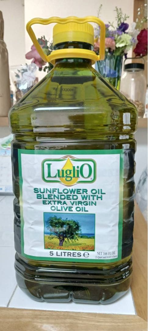 Luglio ひまわり油とオリーブオイル 5L×3本セット☆送料無料