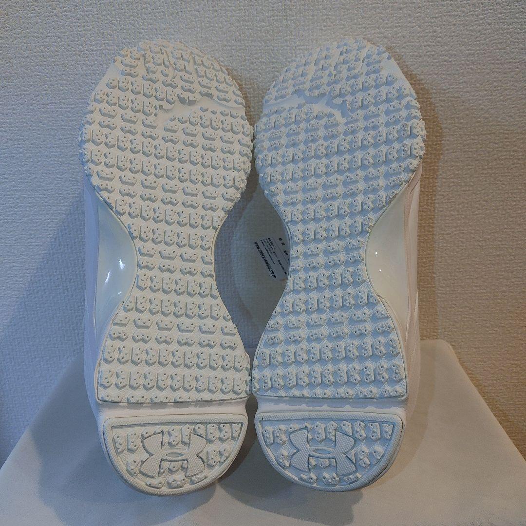 アンダーアーマー　トレーニングシューズ 野球　29.0センチ　ホワイト　高校野球