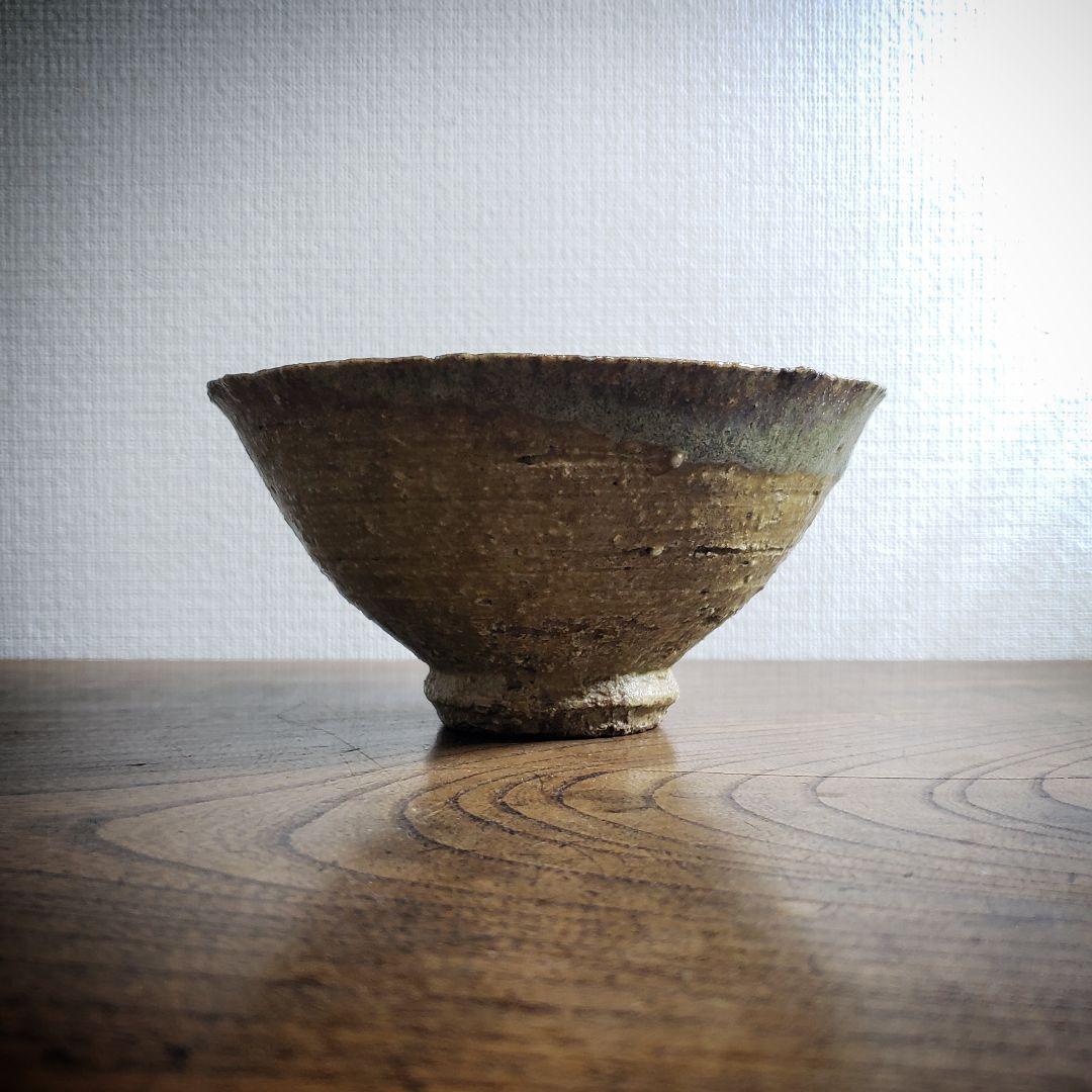 茶碗　抹茶椀　茶道具　茶器　銘　訳あり　欠け　緑　岩　鉢　丼