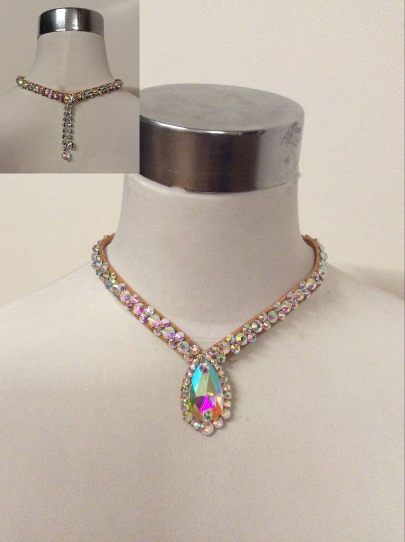 【k9プレミアムガラス】セット 社交ダンス イヤリング ネックレス 腕輪